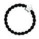 By Eloise London Silver Diamanté Star Black