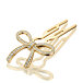Fiona Franchimon Nº 1 Hairpin Crystals By Swarovski (Yellow Gold Finish) 1 pce