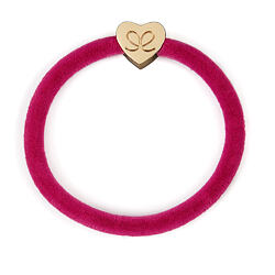 By Eloise London Velvet Gold Heart
