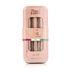 Barry M Dazzle & Define Metallic Crayons (Orchid Flower, White, Galactic Teal) 3 pces