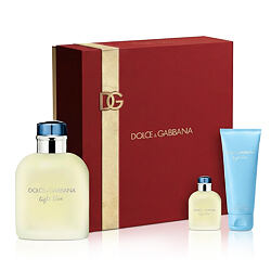 Dolce & Gabbana Light Blue pour Homme EDT 75 ml + EDT MINI 4,5 ml + Gel douche 50 ml