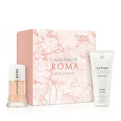 Laura Biagiotti Roma Fiori Bianchi EDT 25 ml + Lait pour le corps 50 ml