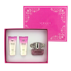 Versace Bright Crystal EDT 50 ml + Gel douche 50 ml + Lait pour le corps 50 ml