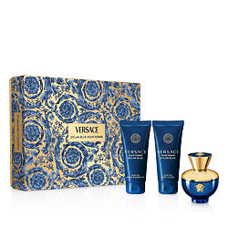 Versace Pour Femme Dylan Blue EDP 50 ml + Gel douche 50 ml + Lait pour le corps 50 ml