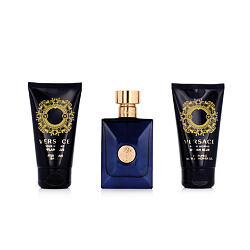 Versace Pour Homme Dylan Blue EDT 50 ml + Baume après-rasage 50 ml + Gel douche 50 ml