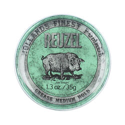 REUZEL Styling Green Pomade Grease Medium Hold 35 g