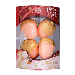 Accentra Dreamy Winter Vanilla Sugar Bath Fizzer  4 x 30 g