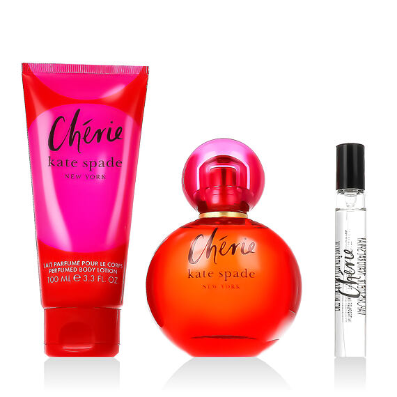 Kate Spade Chérie EDP 100 ml + EDP MINI 7,5 ml + Lait pour le corps 100 ml