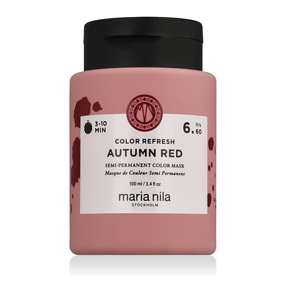 Maria Nila Colour Refresh Semi-permanent masque capillaire aux pigments colorants Autumn Red 100 ml