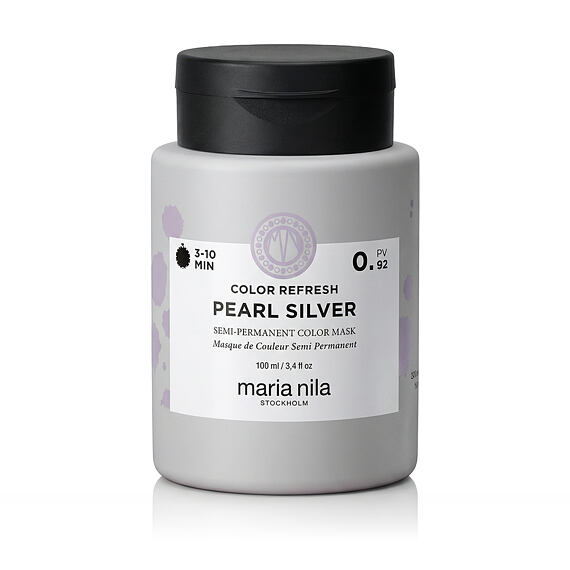 Maria Nila Colour Refresh Semi-permanent masque capillaire aux pigments colorants Pearl Silver 100 m
