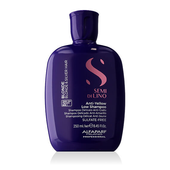 Alfaparf Milano Semi Di Lino Blonde Intense Anti-Yellow Low Shampoo 250 ml
