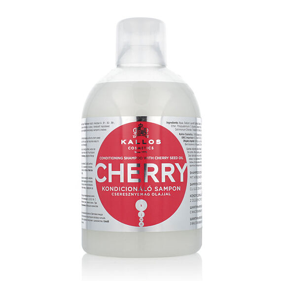 Kallos Cherry Hair Shampoo With Cherry Seed Oil 1000 ml