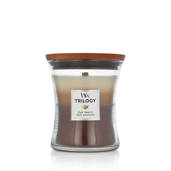 WoodWick Trilogy Medium Hourglass Candles Bougie parfumée 275 g