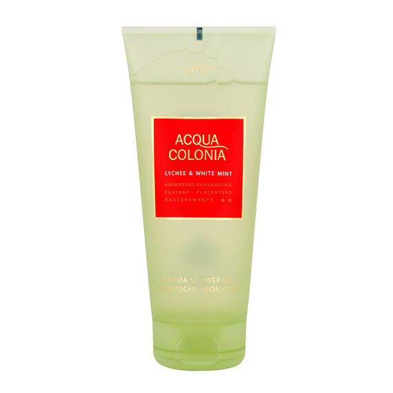 4711 Acqua Colonia Lychee & White Mint Gel douche parfumé (Unisexe) 200 ml
