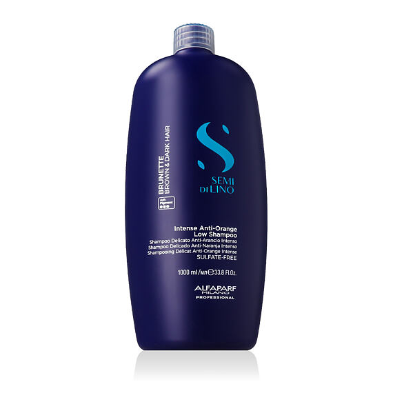 Alfaparf Milano Semi Di Lino Brunette Intense Anti-Orange Low Shampoo 1000 ml