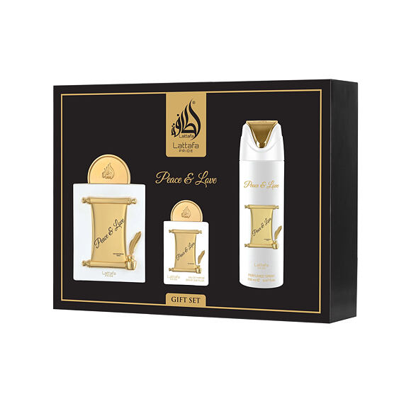 Lattafa Pride Peace & Love EDP 100 ml + EDP 20 ml + DEO spray 200 ml