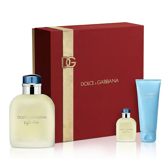 Dolce & Gabbana Light Blue pour Homme EDT 75 ml + EDT MINI 4,5 ml + Gel douche 50 ml