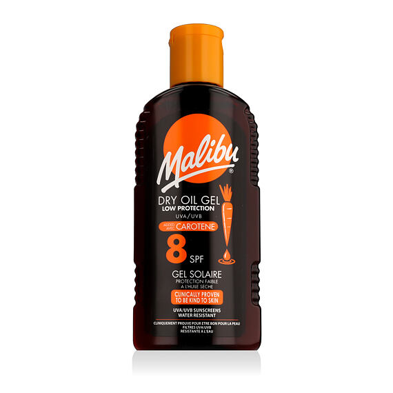 Malibu C Dry Oil Gel With Carotene SPF 8 200 ml
