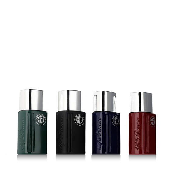 Alfa Romeo Black EDT Green 15 ml + EDT Black 15 ml + EDT Blue 15 ml + EDT Red 15 ml