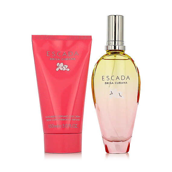 Escada Brisa Cubana EDT 100 ml + Crème corps 150 ml + Trousse de maquillage