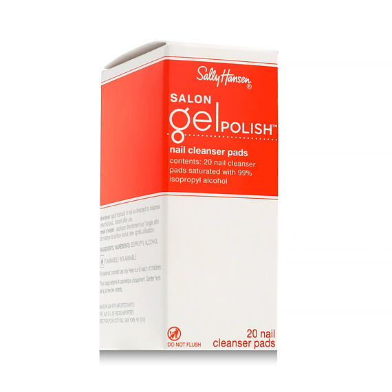 Sally Hansen Salon Gel Polish Nail Cleanser Pads 20 pces