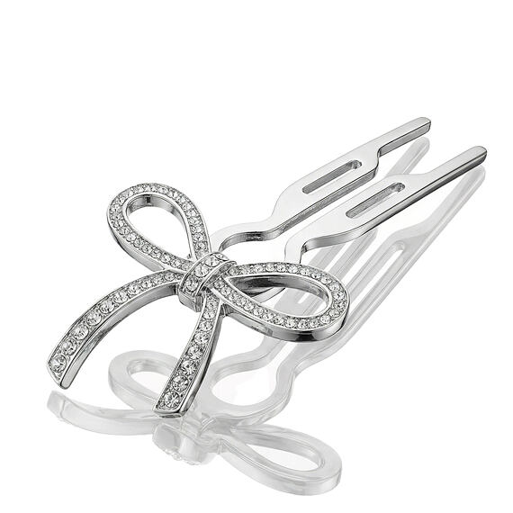 Fiona Franchimon Nº 1 Hairpin Crystals By Swarovski (White Gold Finish) 1 pce