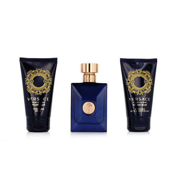 Versace Pour Homme Dylan Blue EDT 50 ml + Baume après-rasage 50 ml + Gel douche 50 ml
