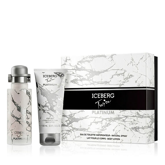 Iceberg Twice Platinum EDT 125 ml + Lait pour le corps 100 ml