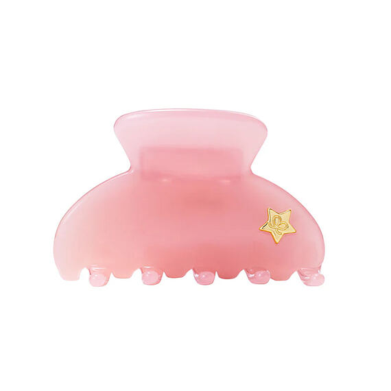 By Eloise Medium Hair Claw Gold Star Blush