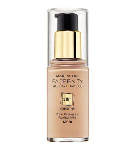Max Factor All Day Flawless 3 in 1 Facefinity Foundation Make-Up SPF 20 30 ml
