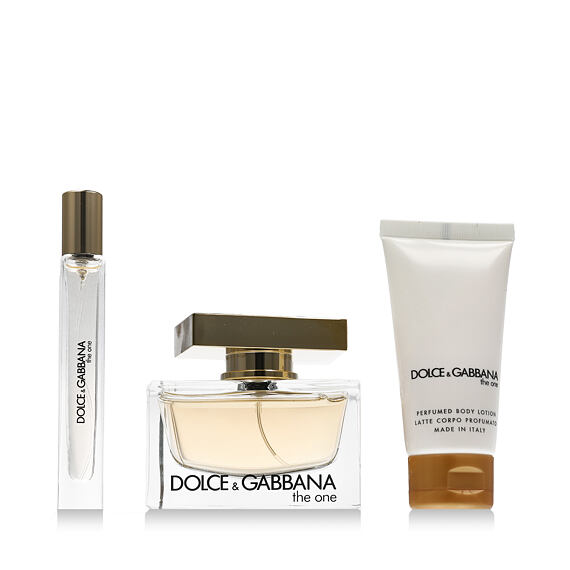 Dolce & Gabbana The One EDP 75 ml + EDP MINI 10 ml + Lait pour le corps 50 ml