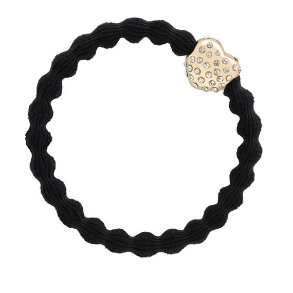 By Eloise London Gold Diamanté Bubble Heart