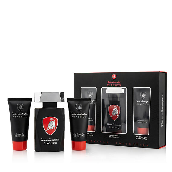 Tonino Lamborghini Classico EDT 125 ml + Baume après-rasage 100 ml + Gel douche 100 ml