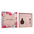 Jimmy Choo Jimmy Choo EDP 100 ml + EDP MINI 7,5 ml + Lait pour le corps 100 ml - Pink and Silver Flowers Cover