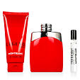 Montblanc Legend Red EDP 100 ml + EDP MINI 7.5 ml + Gel douche corps et cheveux 100 ml - Black Cover