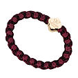 By Eloise London Gold Quatrefoil Woven - Plum