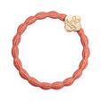 By Eloise London Metallic Gold Quatrefoil - Coral Pink